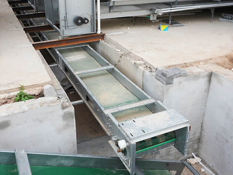 Belt Type Manure Removal System Belt Type Manure Removal System