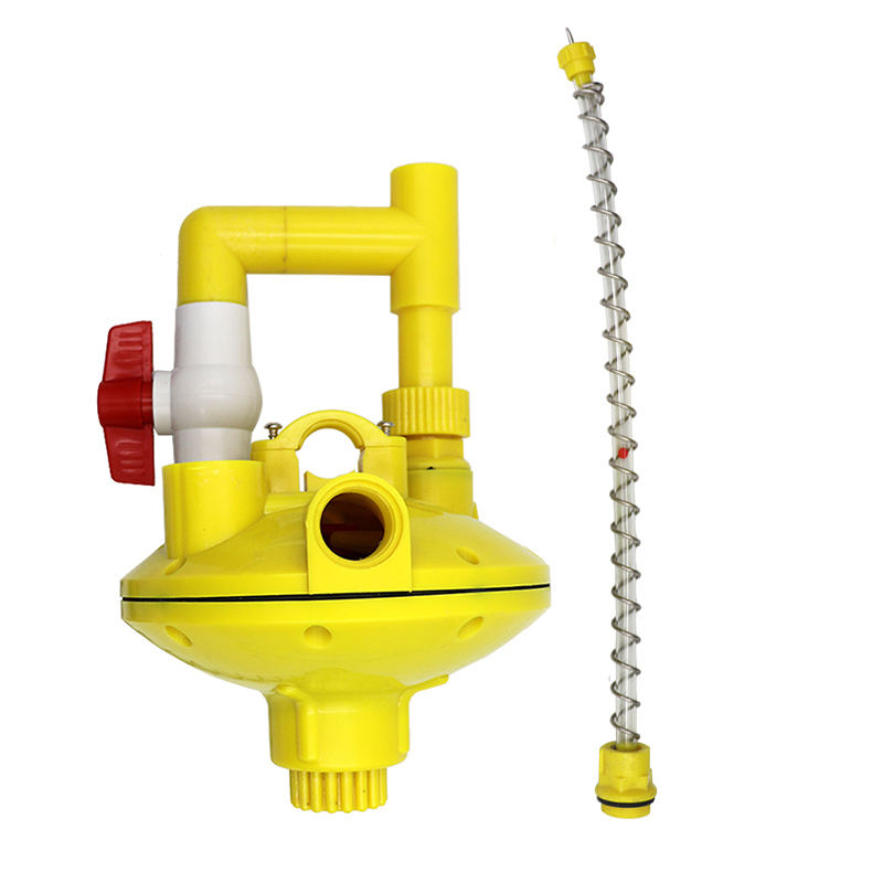 Yellow Poultry Water Line Pressure Regulator