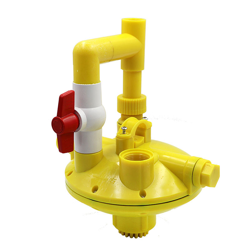 Yellow Poultry Water Line Pressure Regulator