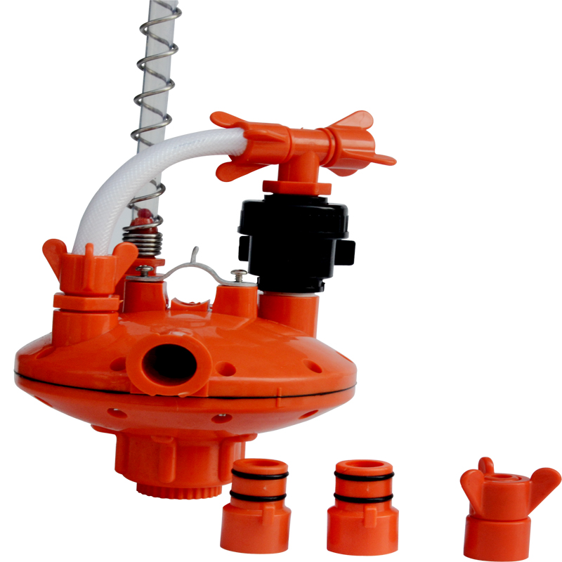 Orange Color Poultry Water Line Pressure Regulator