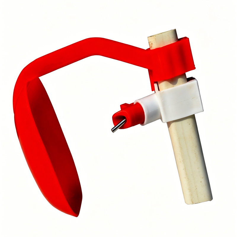Square Pipe Nipple Drinker with Drip Cup for Ducks & Geese